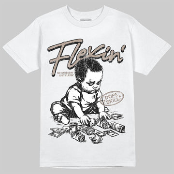 New Balance 204L Mushroom DopeSkill T-Shirt Flexin' Graphic Streetwear - White