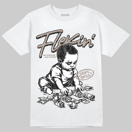 New Balance 204L Mushroom DopeSkill T-Shirt Flexin' Graphic Streetwear - White