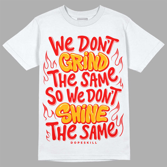 Red Sneakers DopeSkill T-Shirt Grind Shine Graphic Streetwear - White