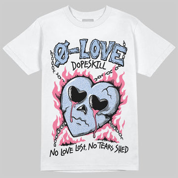 Jordan 3 GS “Cobalt Bliss” DopeSkill T-Shirt Crying Heart Graphic Streetwear - WHite 