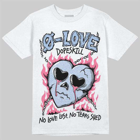 Jordan 3 GS “Cobalt Bliss” DopeSkill T-Shirt Crying Heart Graphic Streetwear - WHite 