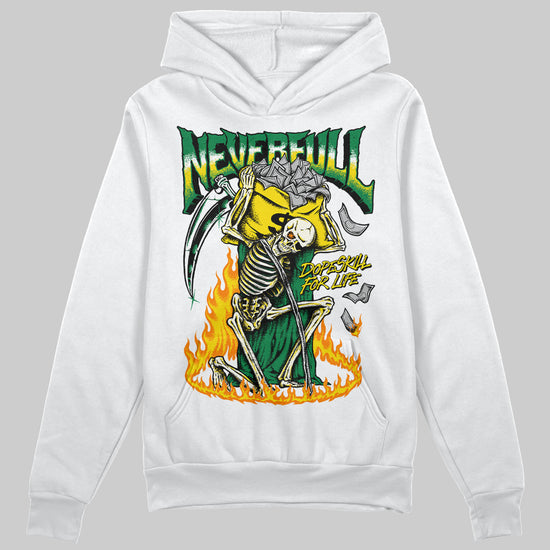 Dunk Low Reverse Brazil DopeSkill Hoodie Sweatshirt Heartless Graphic Streetwear - White