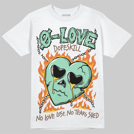 SB Dunk Low Rodeo Tourmaline DopeSkill T-Shirt Crying Heart Graphic Streetwear - White