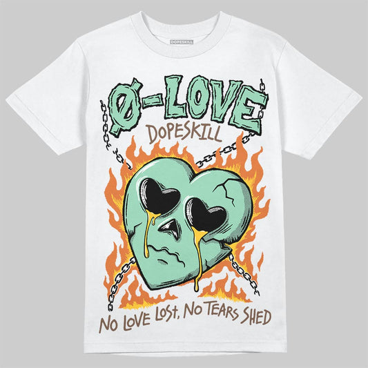 SB Dunk Low Rodeo Tourmaline DopeSkill T-Shirt Crying Heart Graphic Streetwear - White