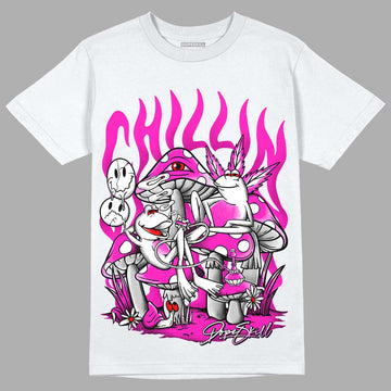 Dunk Low GS “Active Fuchsia” DopeSkill T-Shirt Chillin Graphic Streetwear - White