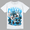 Jordan 1 High Retro OG “University Blue” DopeSkill T-Shirt Chillin Graphic Streetwear - White