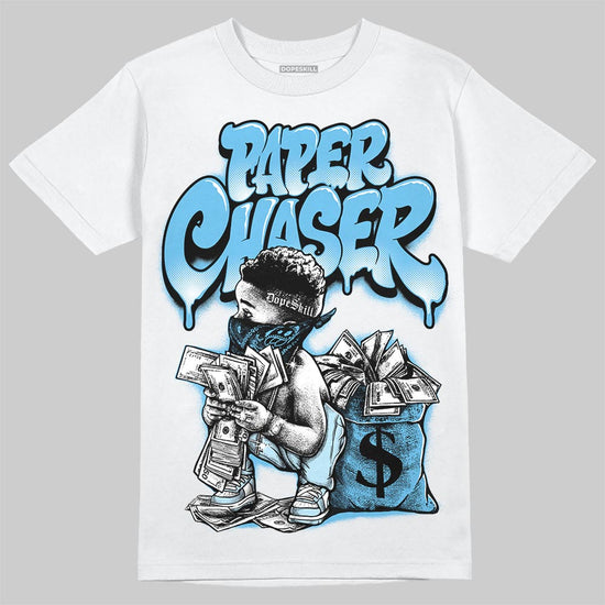 Jordan 11 Retro Legend Blue DopeSkill T-Shirt Paper Chaser Boy Graphic Streetwear - White