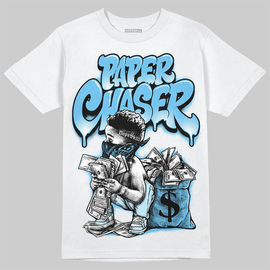 Jordan 11 Retro Legend Blue DopeSkill T-Shirt Paper Chaser Boy Graphic Streetwear - White