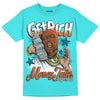 Dunk Low “Miami Dolphins” DopeSkill Tahiti Blue T-shirt Get Rich Graphic Streetwear 