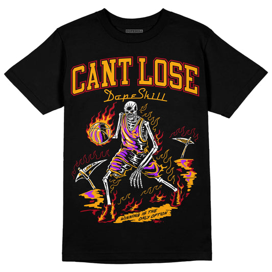 Jordan 7 Citrus DopeSkill T-Shirt Cant Lose Graphic Streetwear - Black