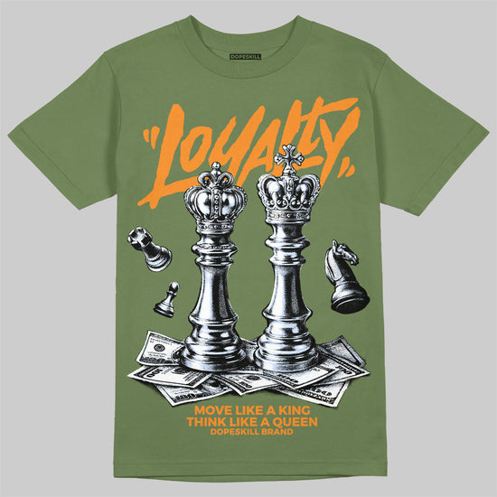Olive Sneakers DopeSkill T-Shirt Loyalty Graphic Streetwear - Military Green