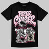Jordan 4 "Iced Carmine" DopeSkill T-Shirt Paper Chaser Boy Graphic Streetwear - Black