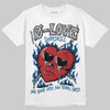 Jordan 12 Retro French Blue (2025) DopeSkill T-Shirt Crying Heart Graphic Streetwear