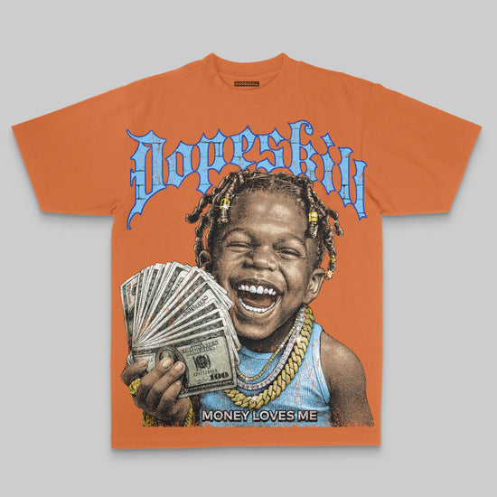 Money Loves Me Oversize Print DopeSkill T-shirt Streetwear - yam