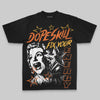 Orange Oversize Print Fix Your Energy DopeSkill Graphic Premium T-shirt Streetwear - black