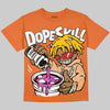 Jordan 3 Orange Citrus DopeSkill T-Shirt Pour Up Graphic Streetwear - Yam