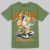 Olive Sneakers DopeSkill T-Shirt Self Made Graphic Streetwear - Military Green