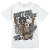 Jordan 4 Retro 'Wet Cement' DopeSkill T-Shirt Don't Kill My Vibe Graphic Streetwear - White