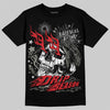 Jordan 3 Retro Fire Red DopeSkill T-Shirt Drip Season Graphic Streetwear - Black