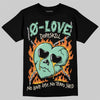 SB Dunk Low Rodeo Tourmaline DopeSkill T-Shirt Crying Heart Graphic Streetwear - black