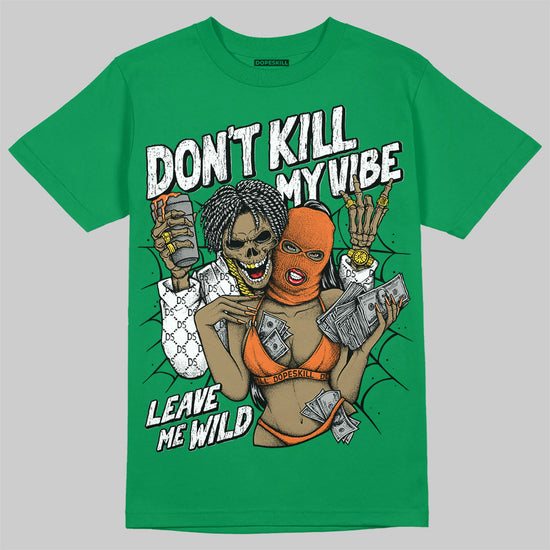 Jordan 3 Retro SP Nina Chanel Abney Bicoastal DopeSkill Green T-shirt Don't Kill My Vibe Graphic Streetwear