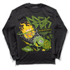 Dunk Low 'Chlorophyll' DopeSkill Long Sleeve T-Shirt Break Through Graphic Streetwear - Black