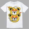 Yellow Sneakers DopeSkill T-Shirt New Double Bear Graphic Streetwear - White