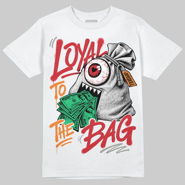 Jordan 5 Sunset DopeSkill T-Shirt Loyal To The Bag Graphic Streetwear - White