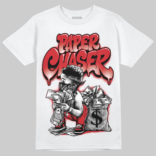 Air Max Uptempo 95 “Bulls Away” DopeSkill T-Shirt Paper Chaser Boy Graphic Streetwear - White