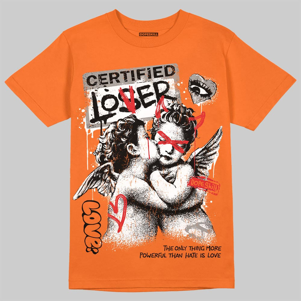 Jordan 3 “Orange Citrus” DopeSkill T-Shirt Certified Lover Graphic Streetwear - Orange