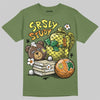 Olive Sneakers DopeSkill T-Shirt SRSLY Study Graphic Streetwear - Military Green