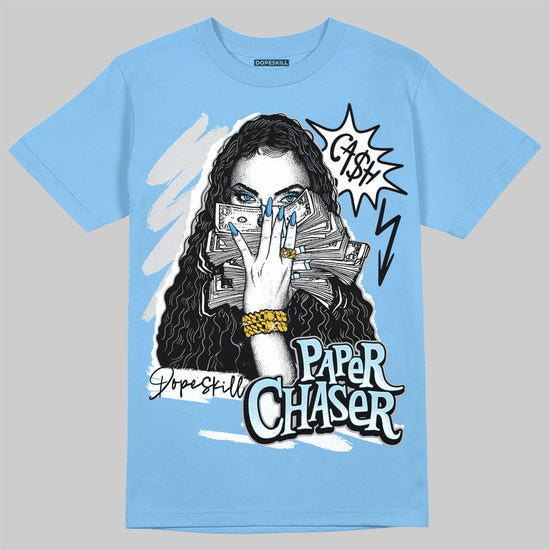 Jordan 11 Low University Blue DopeSkill T-Shirt NPC Graphic Streetwear - carolina Blue