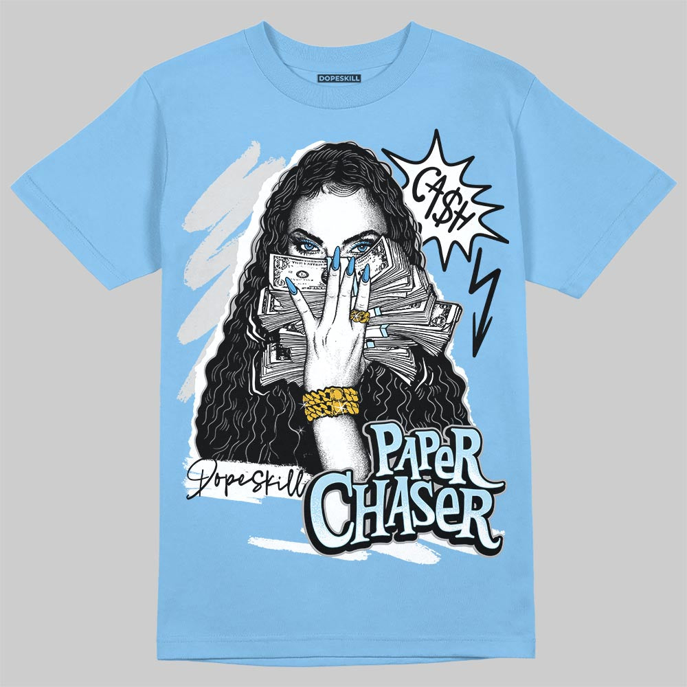 Jordan 11 Low University Blue DopeSkill T-Shirt NPC Graphic Streetwear - carolina Blue