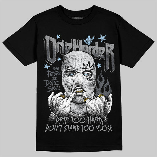 Jordan 5 Retro Wolf Grey (2026) DopeSkill T-Shirt Drip Harder Graphic Streetwear - Black