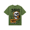 Olive Sneakers DopeSkill T-Shirt Jealousy Graphic Streetwear - Military Green