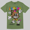 Olive Sneakers DopeSkill T-Shirt Learning Graphic Streetwear - Military Green