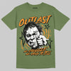 Olive Sneakers DopeSkill T-Shirt Outlast Graphic Streetwear - Military green
