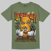 Olive Sneakers DopeSkill T-Shirt Drip Harder Graphic Streetwear - Military Green