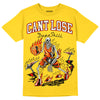 Jordan 6 “Yellow Ochre” DopeSkill Yellow T-shirt Cant Lose Graphic Streetwear