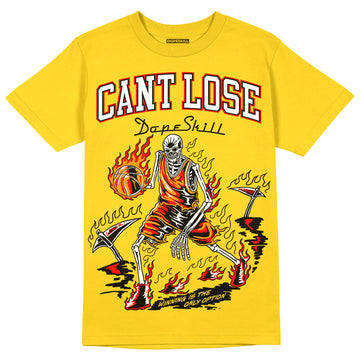 Jordan 6 “Yellow Ochre” DopeSkill Yellow T-shirt Cant Lose Graphic Streetwear