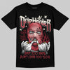 Jordan 4 “Sierra Red" DopeSkill T-Shirt Drip Harder Graphic Streetwear - Black