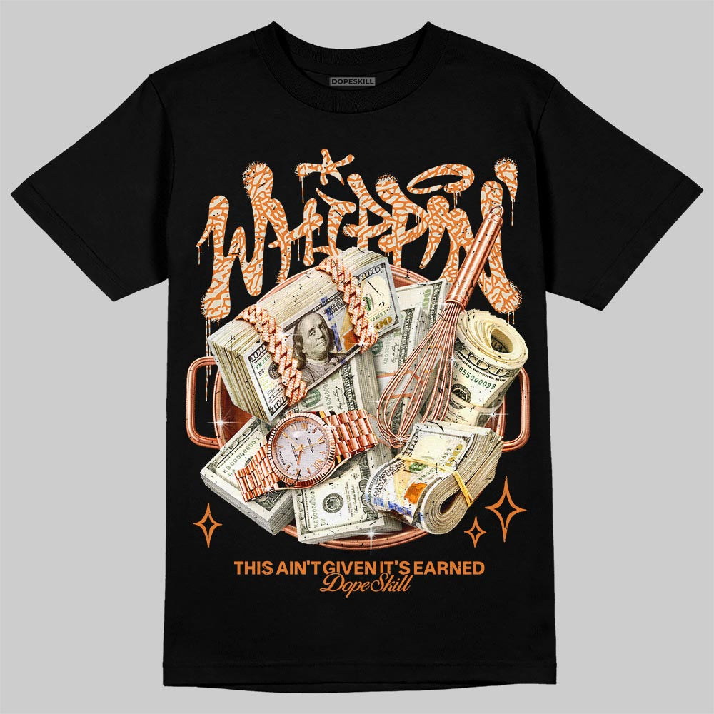Jordan 3 “Orange Citrus” DopeSkill T-Shirt Whippin Graphic Streetwear - Black