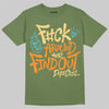 Olive Sneakers DopeSkill T-Shirt F#ck Around And Find Out Graphic Streetwear - Military Green