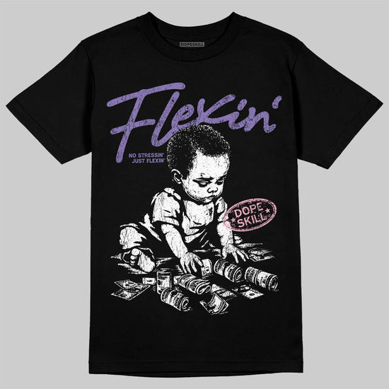 Jordan 11 "Mojave" DopeSkill T-Shirt Flexin' Graphic Streetwear - Black