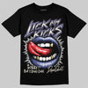 Air Max 90 x Patta Sapphire and Particle Grey DopeSkill T-Shirt Lick My Kicks Graphic Streetwear - Black