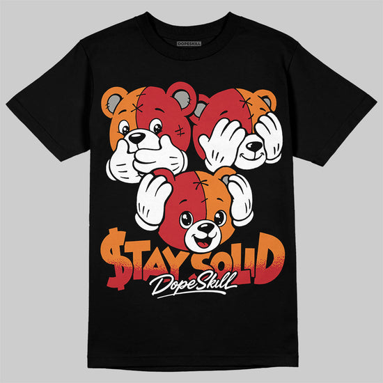 Jordan 5 Sunset DopeSkill T-Shirt Stay Solid Graphic Streetwear - Black