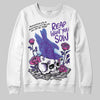 PURPLE Sneakers DopeSkill Sweatshirt Reap What You Sow Graphic Streetwear - White