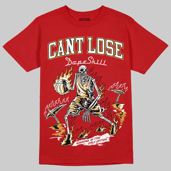 Nigel Sylvester x Air Jordan 4 ‘Brick by Brick’ DopeSkill T-Shirt Cant Lose Graphic Streetwear - Red