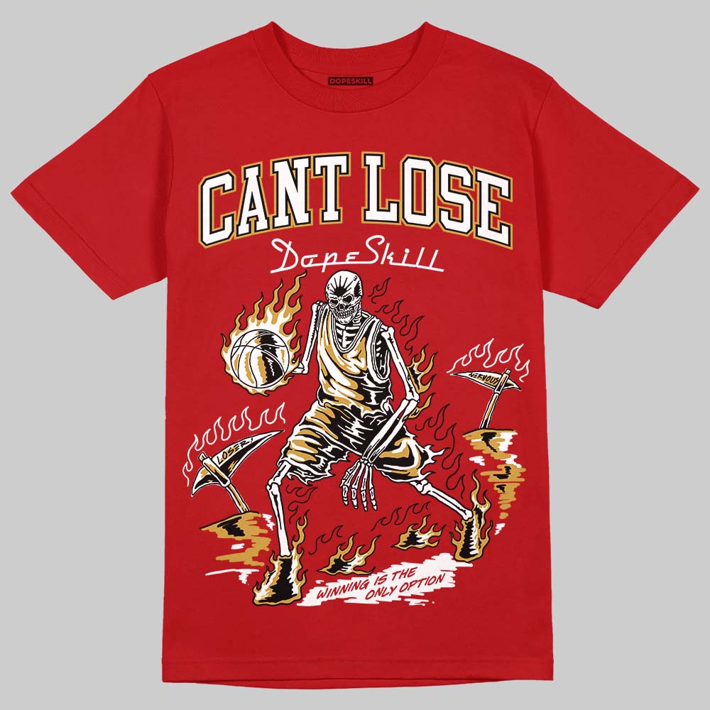 Nigel Sylvester x Air Jordan 4 ‘Brick by Brick’ DopeSkill T-Shirt Cant Lose Graphic Streetwear - Red