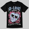 Jordan 3 GS “Cobalt Bliss” DopeSkill T-Shirt Crying Heart Graphic Streetwear - Black